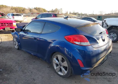 2017 Hyundai Veloster Value Edition from USA, damaged, VIN KMHTC6AD1HU322669